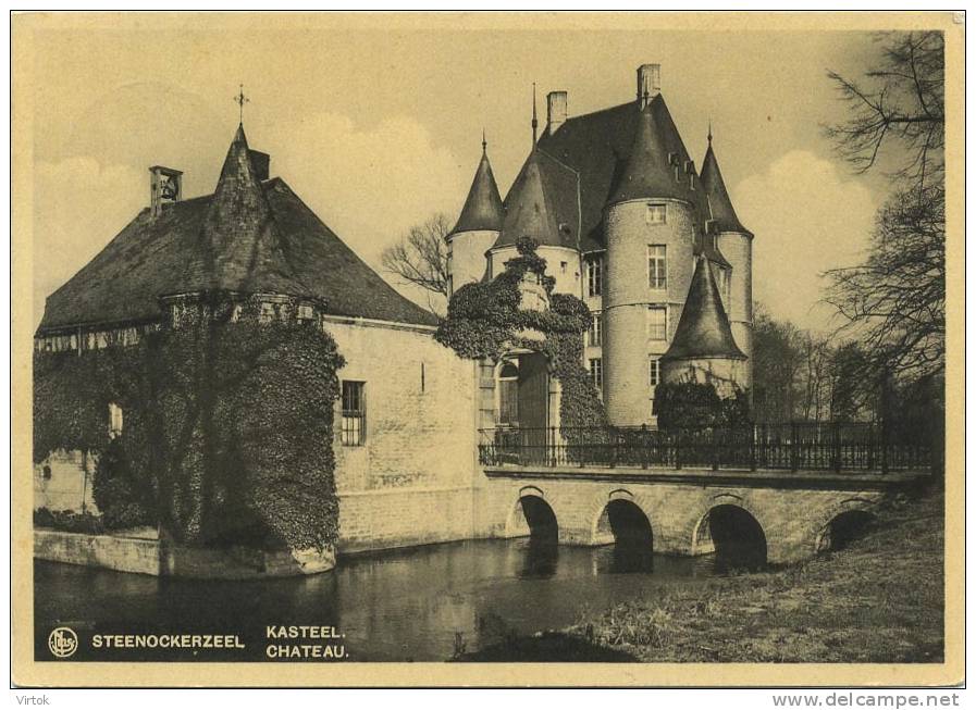 Steenockerzeel :  Kasteel    ( Groot Formaat )     Geschreven Met Zegel - Steenokkerzeel