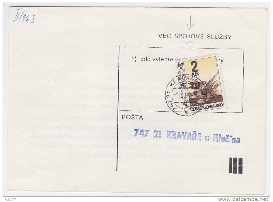 Czech Republic. Three Cards, Covers. Kravare U Hlucina. (F02033) - Cartes Postales