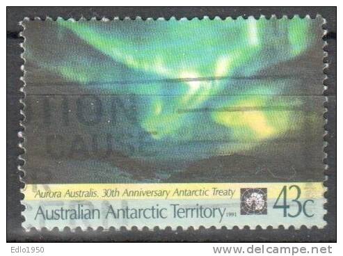 AAT Australian Antarctic Territory -1991 - 30th Anniv. Antarctic Treaty -  Mi.88 - Used - Usados