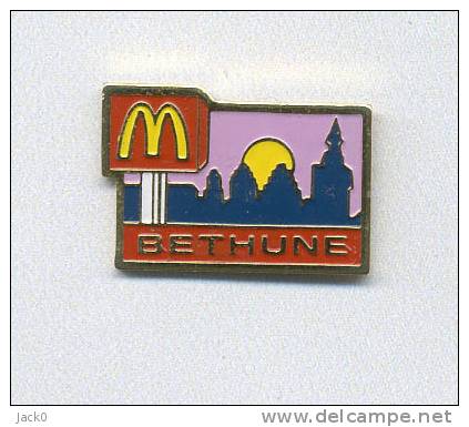 Pin´s  MAC  DO ,  BETHUNE  ( 62 ) - McDonald's