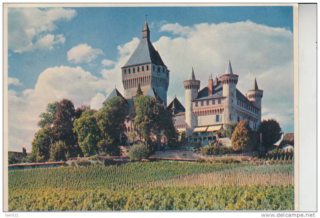 CH 1134 VUFFLENS - LE - CHATEAU, Schloss Vufflens 1954 - Vufflens-le-Château