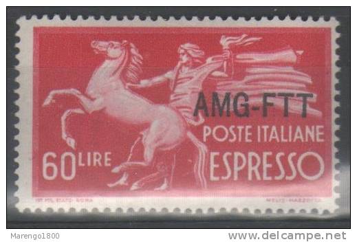 Amg-Ftt 1950 - Espresso L. 60 **   (g4114)  (NT !) - Eilsendung (Eilpost)