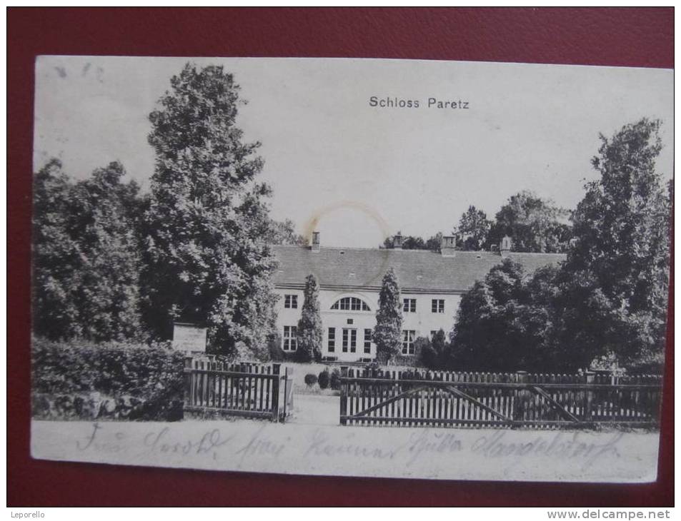 AK KETZIN Schloss Paretz 1914   //  D*7248 - Ketzin