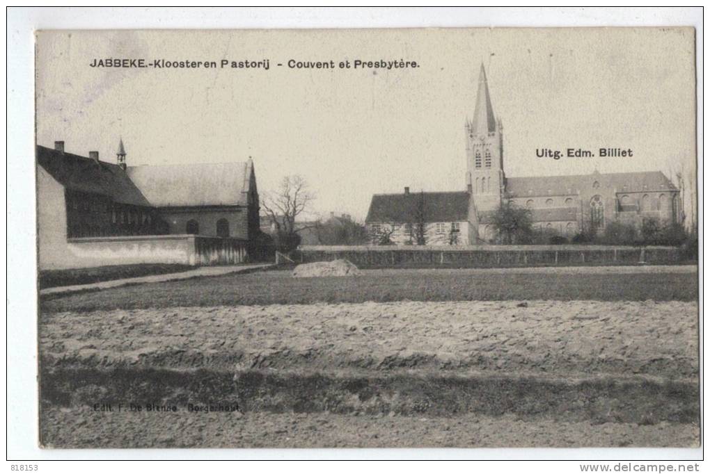 Jabbeke - Klooster En Pastorij - Couvent Et Presbytère - Jabbeke