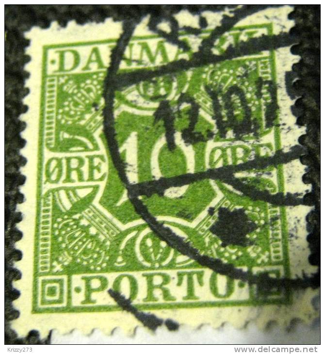 Denmark 1921 Postage Due 10ore - Used - Postage Due