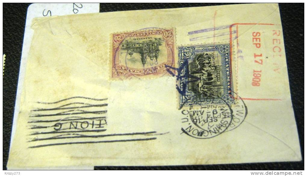 Guatemala Letter Dated 17 September 1908 - M A Winter &amp; Co Washington - Guatemala