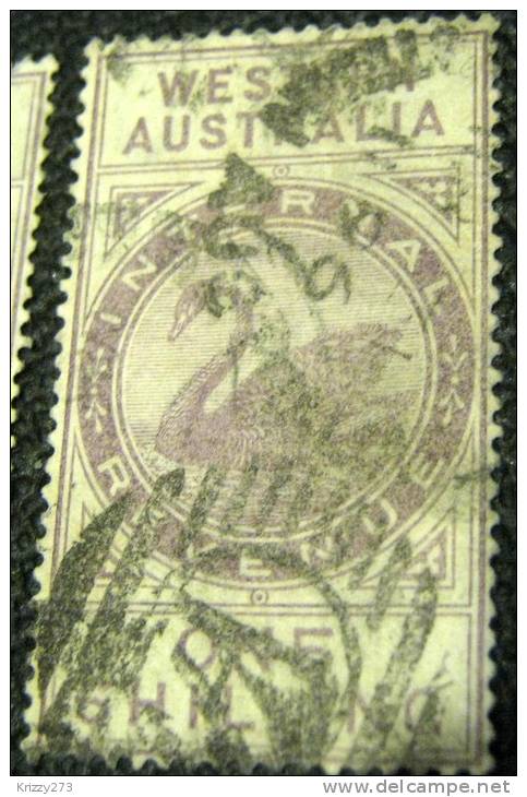 Western Australia 1893 Swan Internal Revenue 1s - Used - Used Stamps