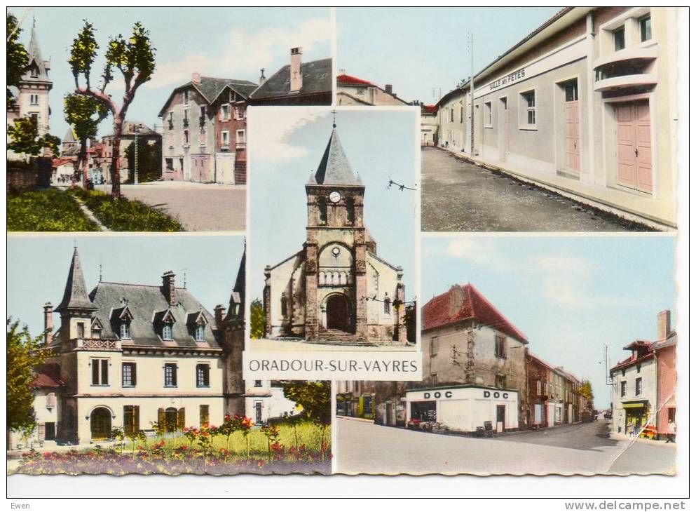 Oradour-sur-Vayres. Multivues (Salle Des Fêtes, Magasin Doc...) - Oradour Sur Vayres