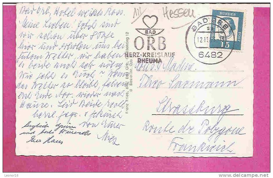 BAD ORB   -   **4 ANSICHTEN AUS DEM HERZHEILBAD **   -   Verlag :Franz FRIES Aus Bad Orb  N° 30 - Bad Orb