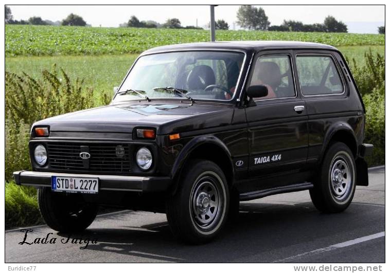 Lada Taiga POSTER - Size:45X32 Mm. Aprox. - Collection Of  Cars (240 Differents) - Other & Unclassified