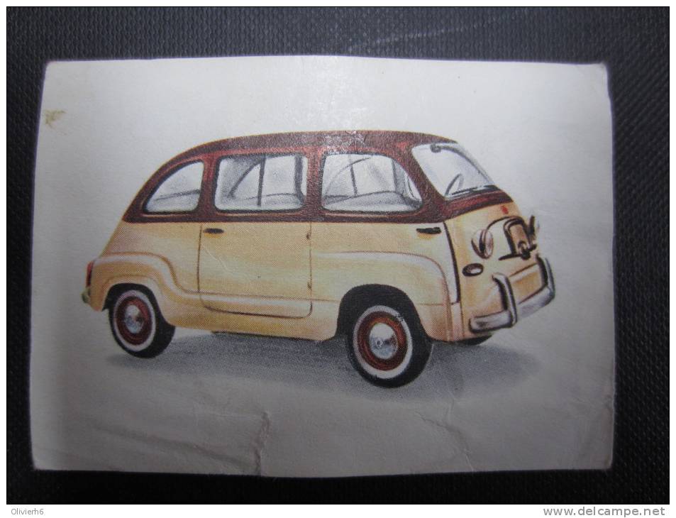 CHROMO Chocolat Jacques (M33) AUTOS 1962 Dans Le Marché Commun (2 Vues) N°88 FIAT MULTIPLA - Jacques