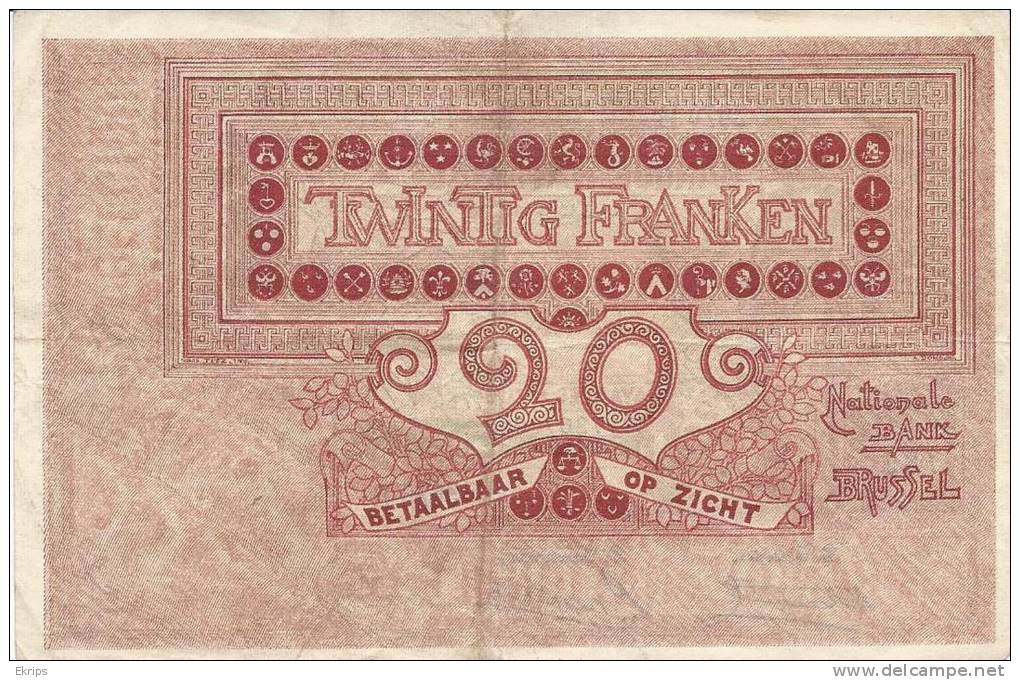 Billet De 20fr, 8-juil-20 - 20 Francs