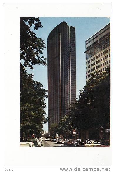 Carte 1970 TOUR MAINE-MONTPARNASSE Paris 15 Ième ,photographe Albert Monier - Monier