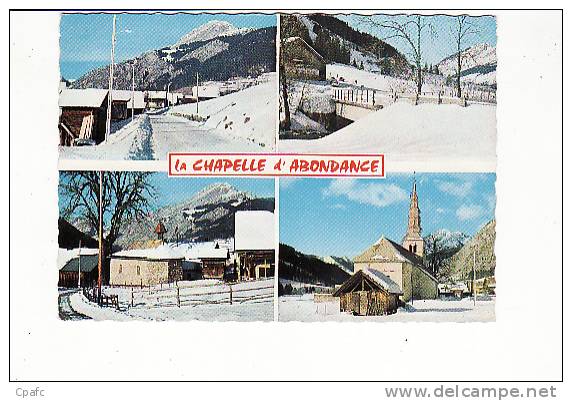 Carte 1960 LA CHAPELLE D'ABONDANCE / Multivues Bourg - La Chapelle-d'Abondance