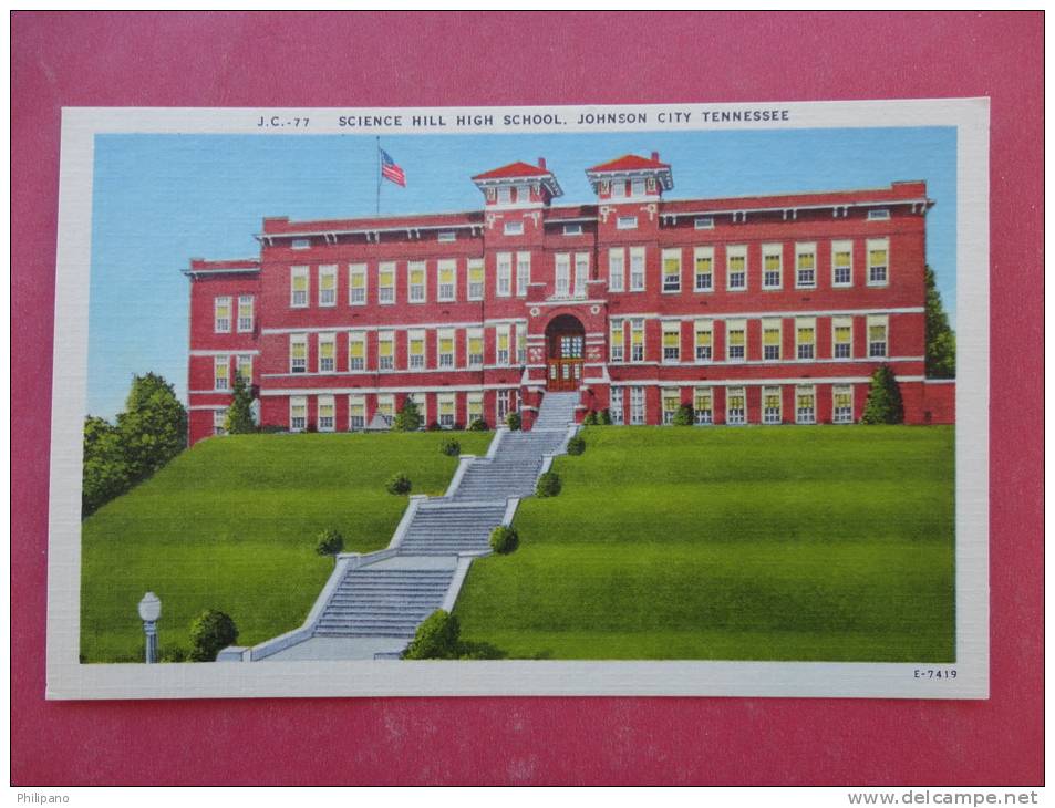 Tennessee > Johnson City--  Science Hill High School   Linen--ref 873 - Johnson City