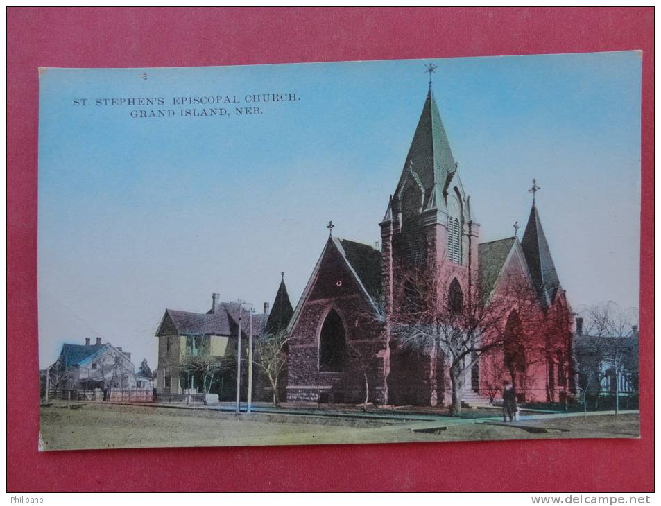 - Nebraska > Grand Island -St Stephens Episcopal Church ----ca 1910                --ref 874 - Grand Island