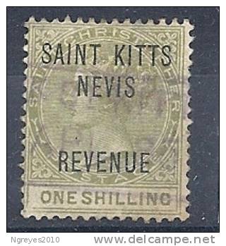 130202680  S. KITTS  G.B.   YVERT  FISCAL  Nº   5 - St.Christopher-Nevis-Anguilla (...-1980)