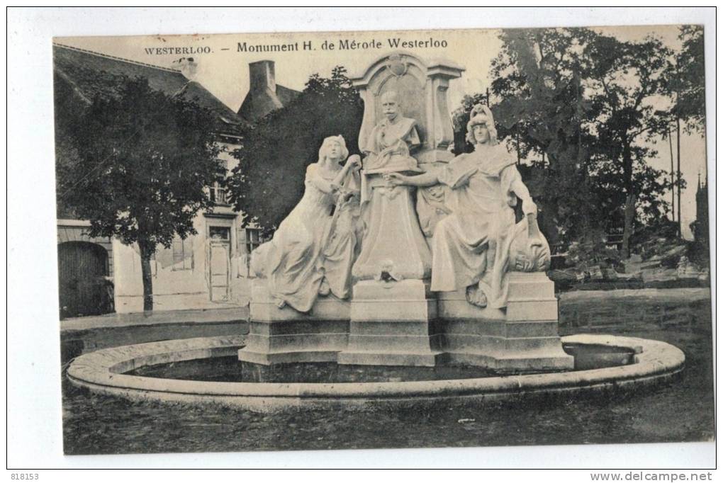 Westerloo - Monument H.de Mérode (Edit.Veuve F.De Coster,Westerloo) - Westerlo