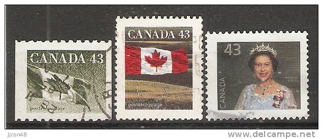 Canada  1992  Definitives; Queen Elizabeth II + Flag  (o) - Andere & Zonder Classificatie