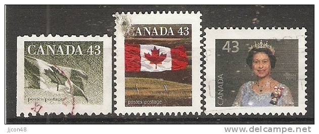 Canada  1992  Definitives; Queen Elizabeth II + Flag  (o) - Altri & Non Classificati