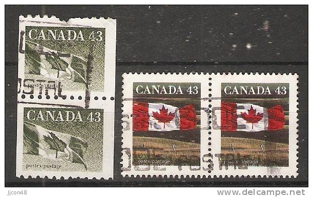 Canada  1992  Definitives; Queen Elizabeth II + Flag  (o) - Other & Unclassified