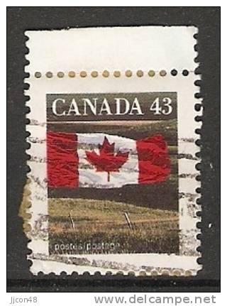 Canada  1992  Definitives; Flag  (o) P. 13.5 X 13 - Altri & Non Classificati