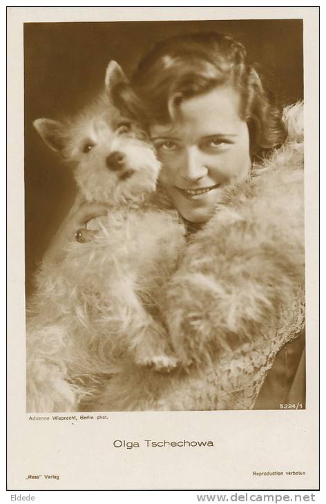 Armenia Olga Tchekhova Konstantinova With Dog Born In Gumri Alexandropol Anton Tchekhov - Arménie