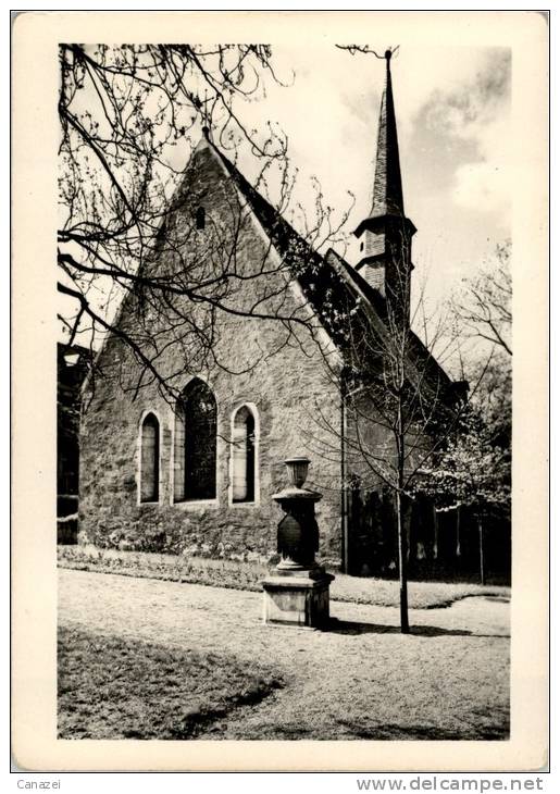 AK Pößneck, Gottesackerkirche St. Marien, Ung, 1965 - Poessneck