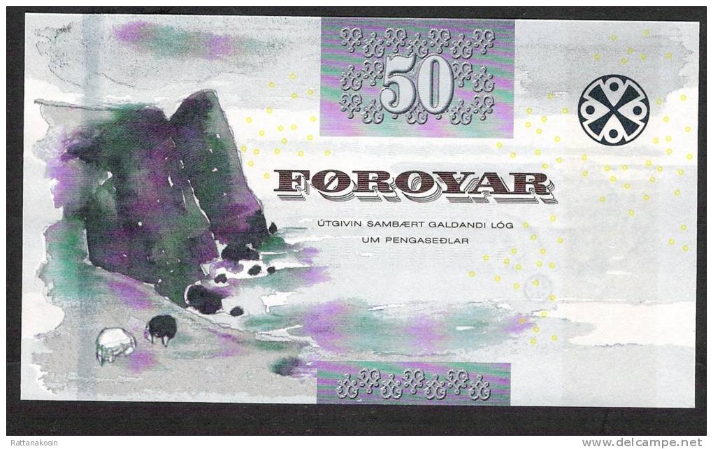 FAEROE ISLANDS  P24b ?   50   KRONUR   2011    UNC. - Féroé (Iles)