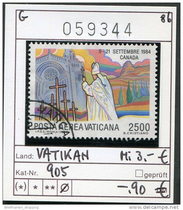 Vatikan - Vaticane - Michel 905 -  Oo Oblit. Used Gebruikt - Oblitérés
