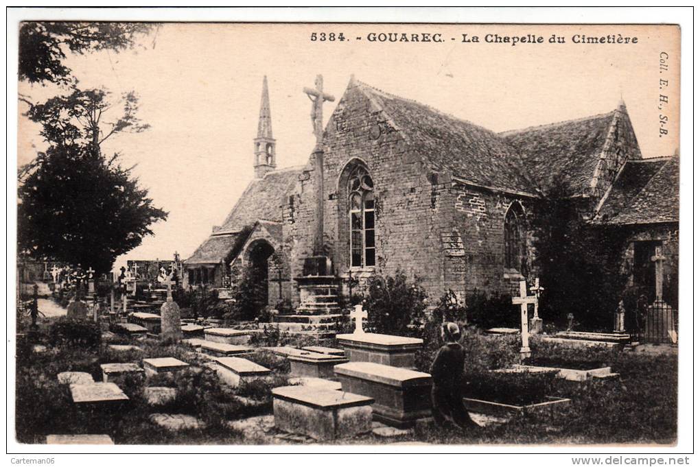 22 - Gouarec - La Chapelle Du Cimetière -  Editeur: E.H N° 5384 - Gouarec