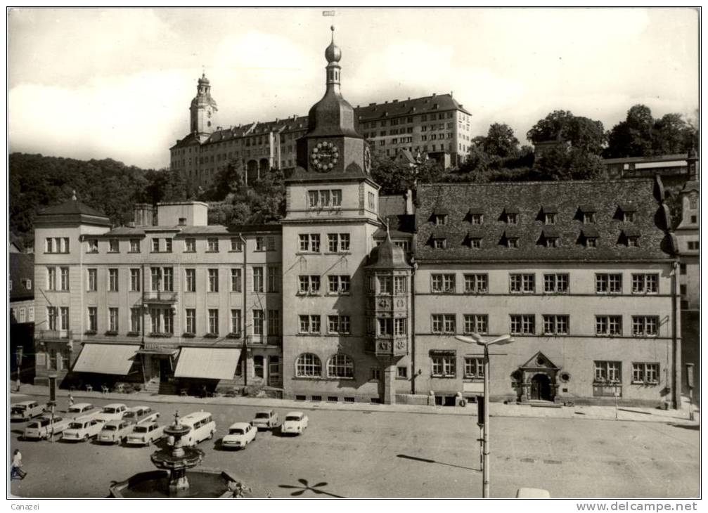 AK Rudolstadt, Markt Mit Rathaus Und Hotel Zum Löwen, Ung, 1973 - Rudolstadt