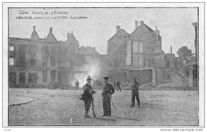 LEUVEN - LOUVAIN - WW1 - PLACE DE LA STATION - Leuven