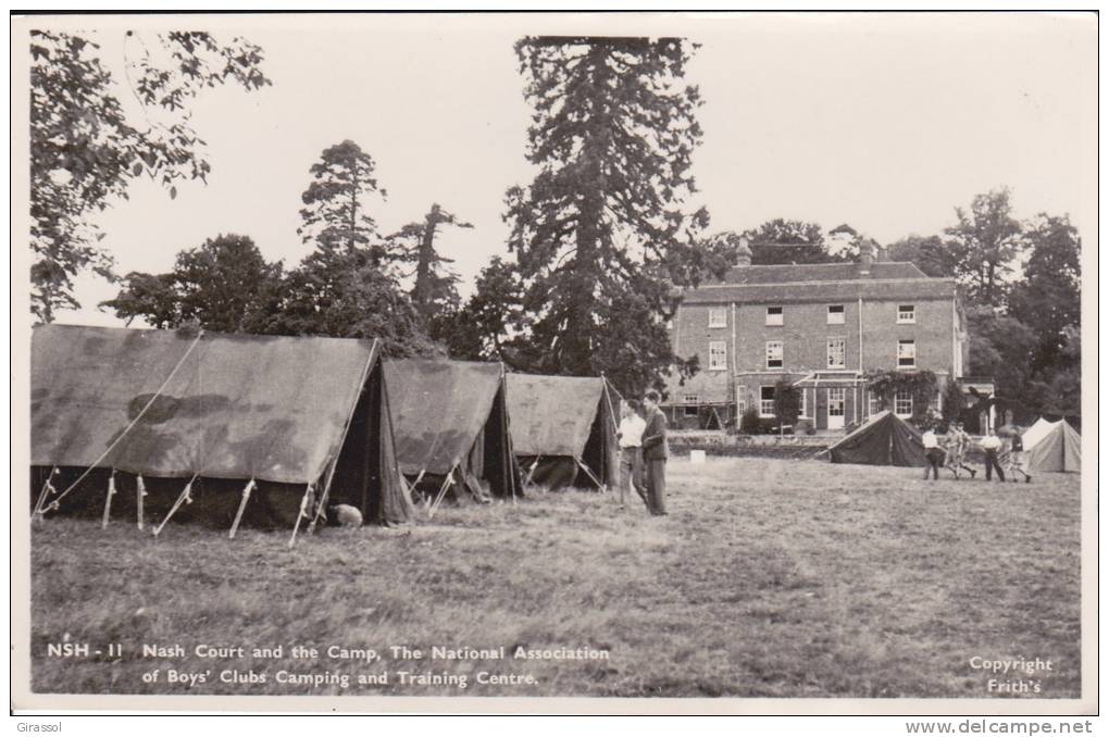 CPSM NASH COURT AND THE CAMP THE NATIONAL ASSOCIATION OF BOY S CLUBS CAMPING AND TRAINING CNETRE - Autres & Non Classés