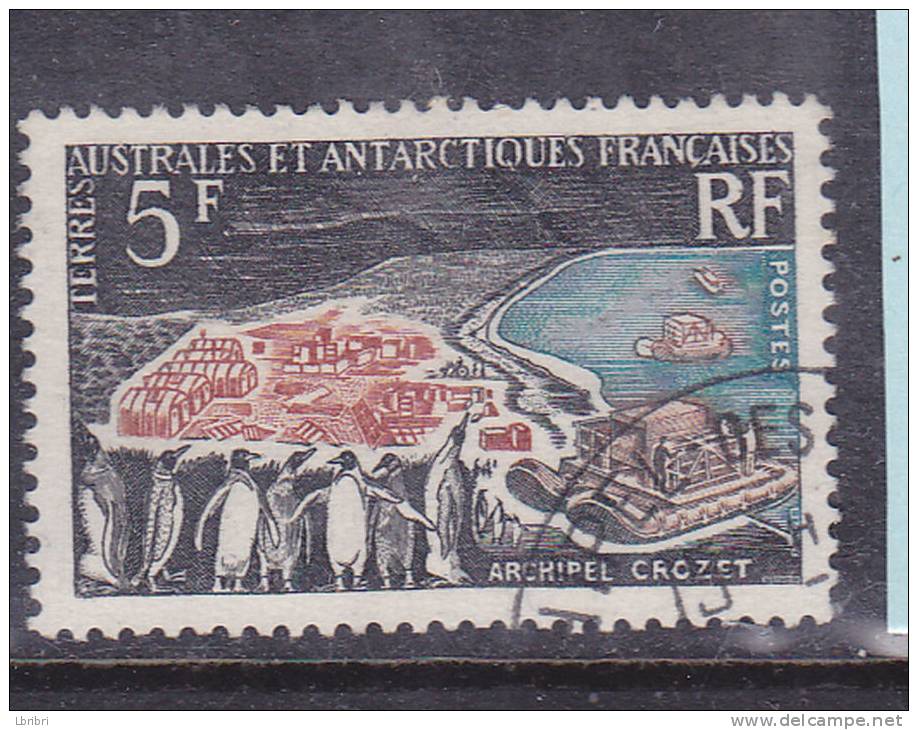 TAAF N° 20 F BLEU BRUN LILAS ET BRUN ROUGE ARCHIPEL CROZET OBL - Used Stamps