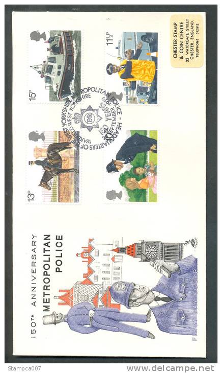 1979 Metropolitain Police Politie   FDC - 1971-1980 Em. Décimales