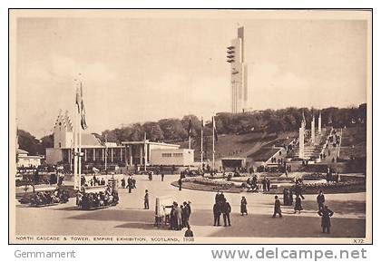 EMPIRE EXHIBITION, SCOTLAND 1938 - NORTH CASCADE AND TOWER - Expositions