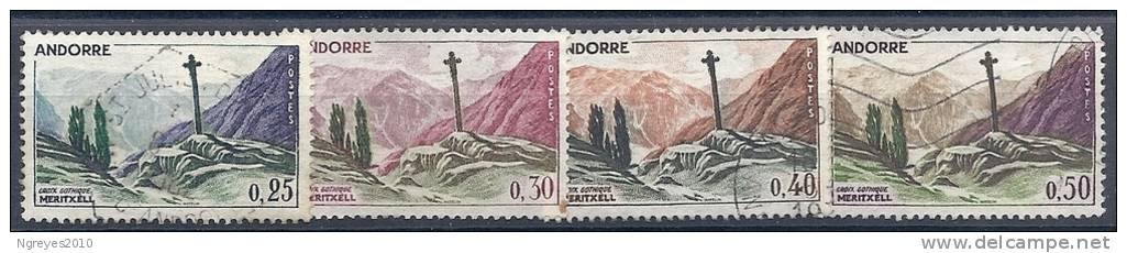 130202453  ANDORRA  FR.  YVERT  Nº  158/159A/161 - Used Stamps