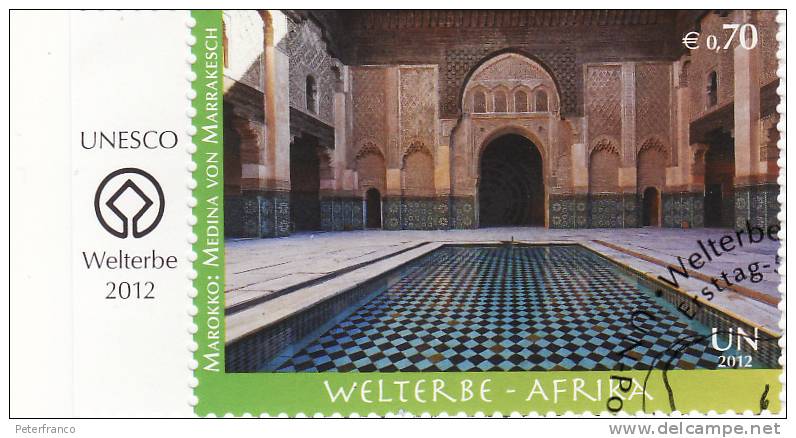 2012 Austria ONU - La Medina Di Marrakesch - Gebruikt