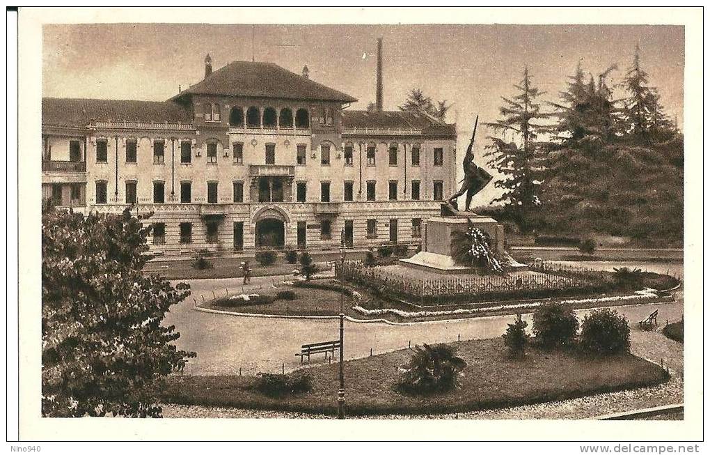 LEGNANO (MI) - PIAZZA MONUMENTO E PAL. PENSOTTI - F/P - V: 1935 - Legnano