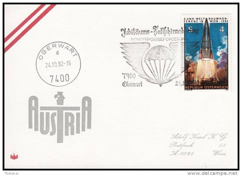 Austria 1982, Card, Special Postmark - Lettres & Documents