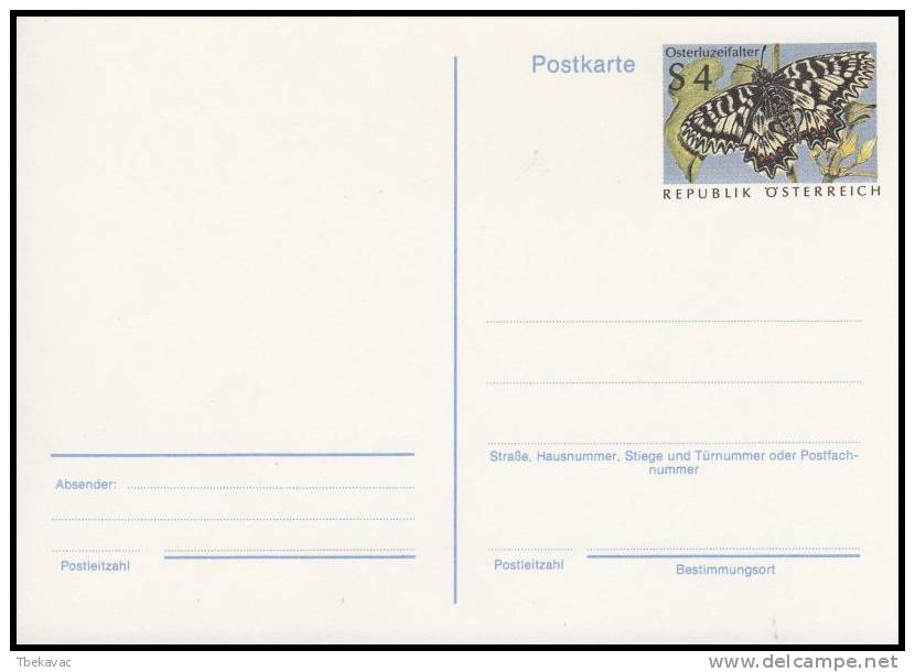 Austria 1988, Card - Lettres & Documents