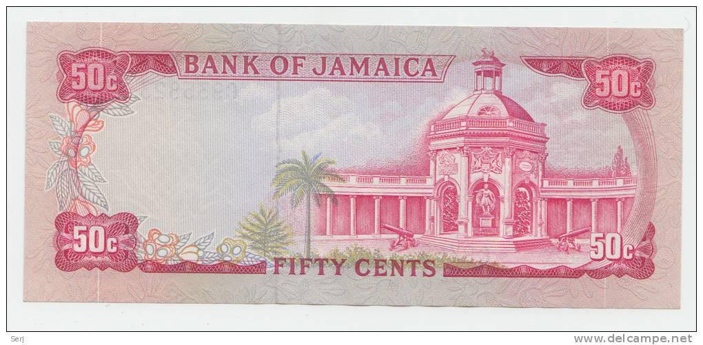 JAMAICA 50 Cents 1960 AUNC P 53 - Jamaica
