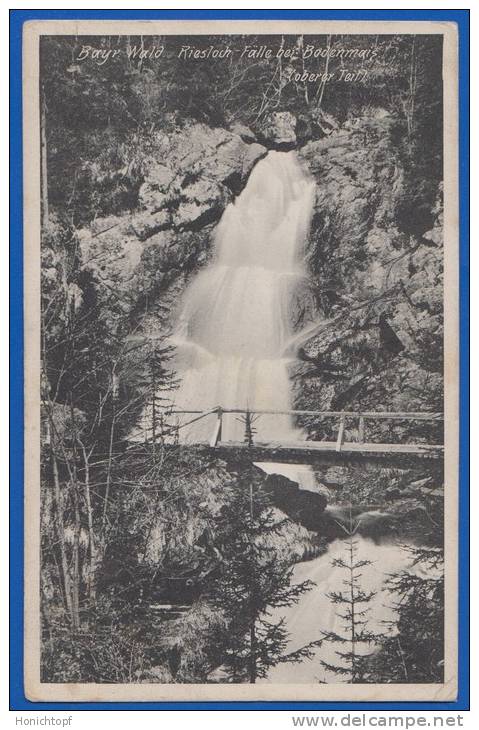 Deutschland; Riesloch Wasserfall Bei Bodenmais Bayr Wald; 1911 - Bodenmais