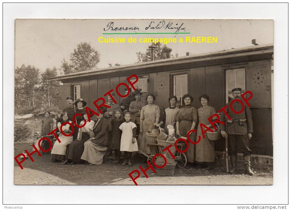 RAEREN-Cuisine Allemande-Animation-Habitants-Types-CARTE PHOTO Allemande-Guerre-14-18-1 WK-BELGIEN-BELGIQUE-Militaria- - Raeren