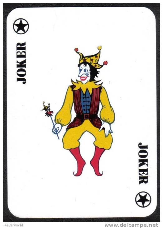 #165 Clown Malaysia 1 Playing Card Joker Jeu De Cartes - Cartes à Jouer Classiques