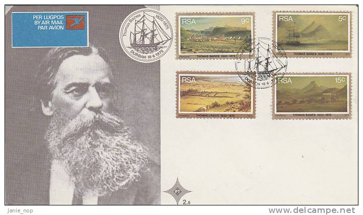 South Africa 1975 Thomas Baines-Painter FDC - FDC