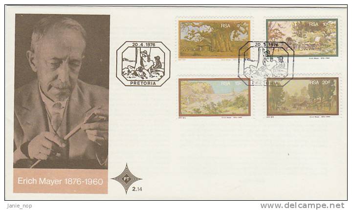 South Africa 1976 Erich Mayer FDC - FDC