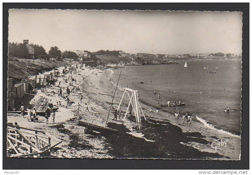 DF / 22 CÔTES D' ARMOR / LANCIEUX / LA PLAGE / CIRCULEE EN 1958 - Lancieux