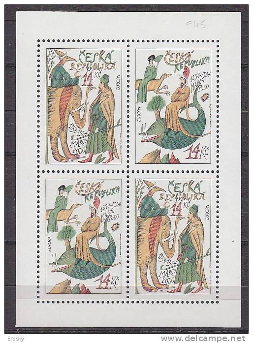 R5704 - TCHEQUE REP. Yv N°35/36 FEUILLETTE ** EUROPA CEPT - Unused Stamps